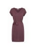 Malo Lila Seide Damen Kleid