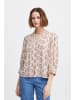 Atelier Rêve Longsleeve IRSEEMA SH 20120251 verspielte Bluse mit Bordüren in Rot