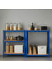 relaxdays Schwerlastregal in Blau - (B)100 x (H)180 x (T)60 cm