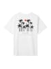 F4NT4STIC T-Shirt Escape Discover the World Palm Trees in off-white