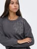 JDY Sweatshirt in Dark Grey Melange