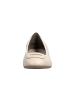 rieker Ballerina mit Lederabsatz Beige