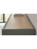 Furn.Design Wohnwand 3-teilig Salbei grün, Eiche 343 cm, Schrankwand in modernem Design