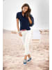 Heine Kurzarm-Bluse in marine