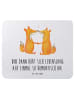 Mr. & Mrs. Panda Mouse Pad Füchse Liebe mit Spruch in Keine Angabe