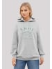 F4NT4STIC Hoodie Ahoi Möwe Knut und Jan in grau meliert