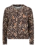 Betty Barclay Shirtjacke mit Rippenstruktur in Dark Blue/Brown
