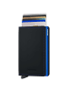 Secrid Matte Slimwallet - Geldbörse RFID 6.8 cm in black-blue