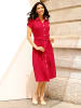 Sieh an! Kleid in rot