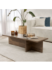 CALICOSY Couchtisch HARBOR in Nussbaum - (W) 120  x (H) 30  x (L) 45  cm