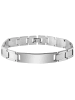 Adeliás Unisex Armband – Gliederarmband aus Edelstahl 21,5 cm in silber