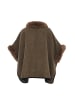 Usha Women Poncho in Braun