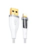 Wisam® Schnellladekabel 2.4A mit Smart Switch USB-A auf Lightning 1.2m weiß