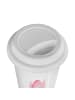 Mr. & Mrs. Panda Travel Mug Axolotl Hurra mit Spruch in Weiß