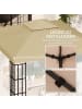 Outsunny Pavillon Ersatzdach 300L x 300B m Beige