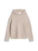 Marc O'Polo Bouclé-Hoodie loose in chalky mauve melange