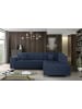 MF Design Piri Recamiere Rechts in Blau -  (L) 260 x (B) 260 x (H) 78 cm