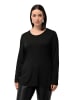 Ulla Popken Longsleeve in schwarz