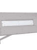 Beliani Stehleuchte TAURUS in Silber - (W) 29 x (H) 197 x (L) 61 cm
