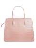 Cluty Handtasche echt Leder in rosa