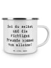 Mr. & Mrs. Panda Camping Tasse Spruch Neue Freunde finden mit Sp... in Weiß