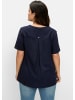 sheego Tunika in tiefblau