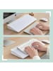 relaxdays Schreibtisch Organizer in Weiß - (B)40 x (H)5,5 x (T)18 cm