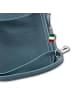 Florence Florence Umhängetasche, Handtasche Leder hellblau ca. 12cm