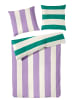 Hahn Bettwäsche Renforce Color Block in lila