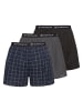 Tom Tailor Boxershort 3Er Pack Clubhouse in schwarz-dunkel-Karo
