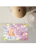 Mr. & Mrs. Panda Puzzle Einhorn Katze mit Spruch in Rot Pastell