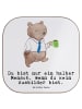 Mr. & Mrs. Panda gläseruntersetzer Ausbilder Herz mit Spruch in Weiß