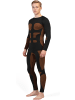 normani Herren Sport-Funktionsunterwäsche Set Hemd + Hose in Orange