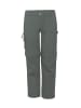 Trollkids Zip-Off Hose "Oppland Slim Fit" in Lehmgrün