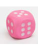 relaxdays 6 x Schaumstoffwürfel in Pink - (B)7,5 x (H)7,5 x (T)7,5 cm