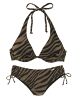 Bruno Banani Bügel-Bikini in schwarz-gold