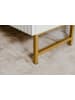 Furn.Design TV-Lowboard weiß, Gold 179 cm, TV Unterteil mit Soft-Close und 3D Struktur