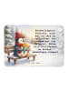 Mr. & Mrs. Panda Magnet Pinguin Winter Pommes Design mit Spruch in Weiß