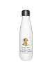 Mr. & Mrs. Panda Thermosflasche Hund Kleeblatt mit Spruch in Weiß