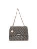 KASSANDRA Schultertasche in BLACK+BEIGE