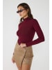 NO MATTER WHAT Blouse in Bordeaux