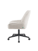 DUBI Möbel 2er-Set: Bürostuhl Mika-Jette in Creme - (B)60 x (H)86 x  (T)68 cm