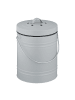 relaxdays Komposteimer in Grau - 5 Liter