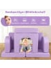 COSTWAY Kindersofa 8-teilig in Lila