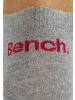 Bench Sneakersocken in 2x schwarz, 2x grau meliert, 2x rot