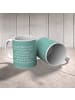 Mr. & Mrs. Panda Tasse Spruch Steuerberater Helden mit Spruch in Meeresbrise