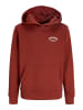 JACK & JONES Junior Hoodie JJEBRANDES BACKP RELAXED SWEAT in fired brick