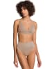 Wolford Tanga High Waist Thong in clay