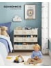 SONGMICS Kinderregal Teza in Grau - (B)62.5 x (H)60 x (T)29.5 cm