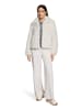 BETTY & CO Plüschjacke mit Kragen in cream